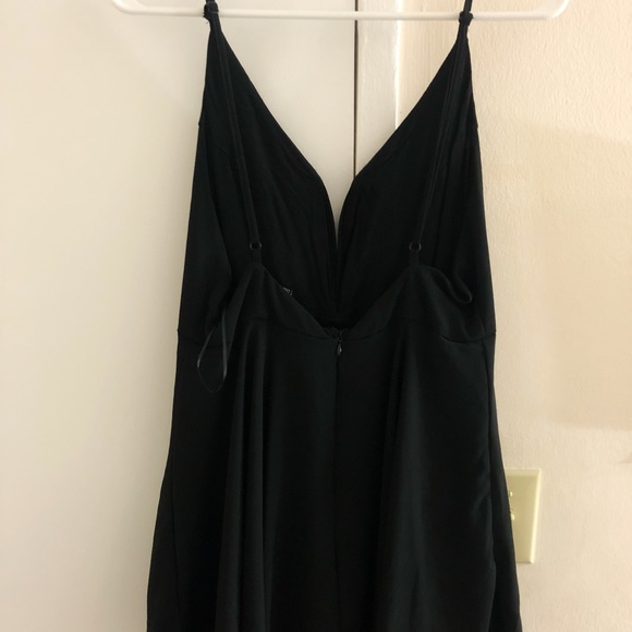 Hi Low Black Romper Dress - Picture 5 of 5